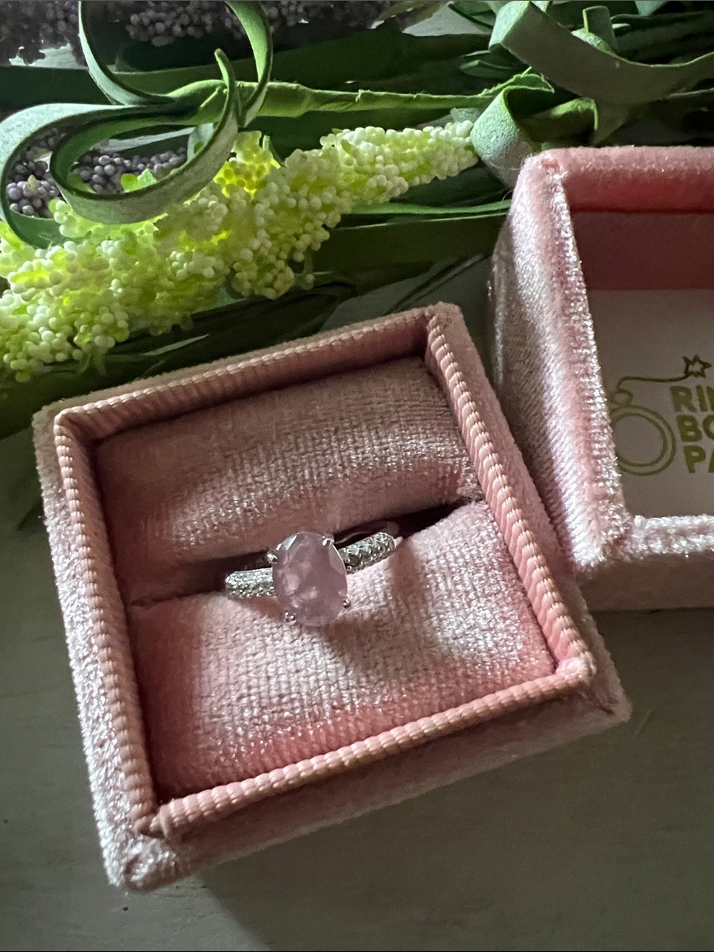 Bomb Party KIDS ring pink Quartz